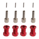 1/10 Scale Metal Wheel Extension Hub Hex Adapter for Axial SCX10 RC Car Accs