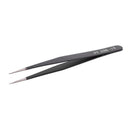 Nail Art Rhinestones Eyelashes Extension Straight & Curved Tweezers Tool Se