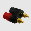 Dual Head Bind Post Amplifier Speaker Cable Terminal Plugs Socket Connector