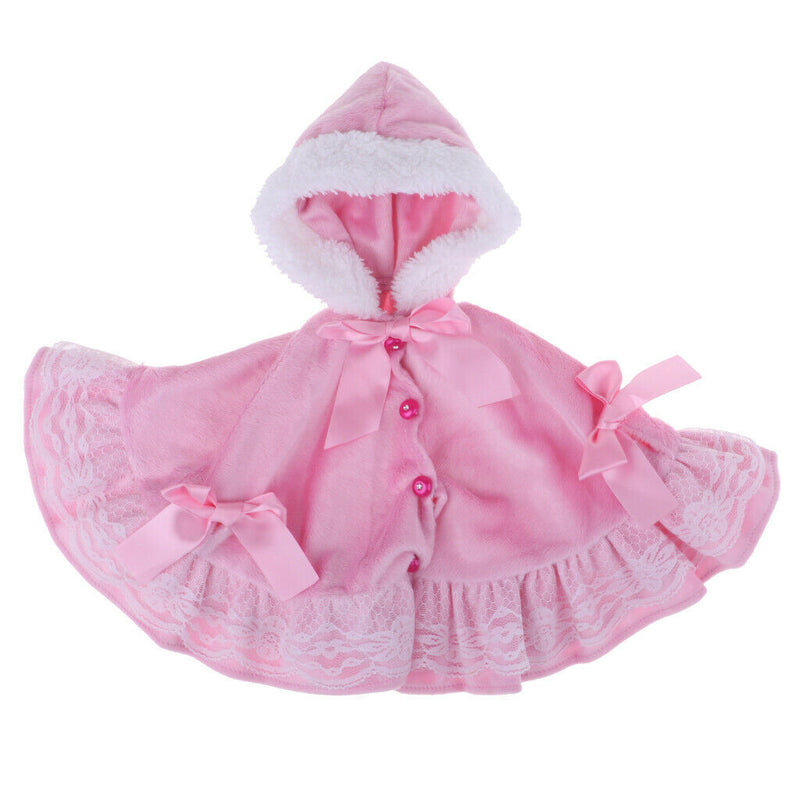 1/3 BJD Pink Flannel Cloak Jacket for Night Lolita LUST Dollfie Winter Wear