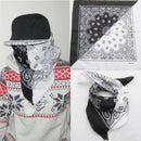 Hip Hop Cotton Paisley Bandanas Double Sided Head Wrap Scarf Wristband 1pcs