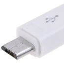 10pcs Micro USB 5PIN USB Tail Charging Socket 4 in 1 White Bla- OZ