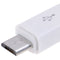 10pcs Micro USB 5PIN USB Tail Charging Socket 4 in 1 White Bla- OZ