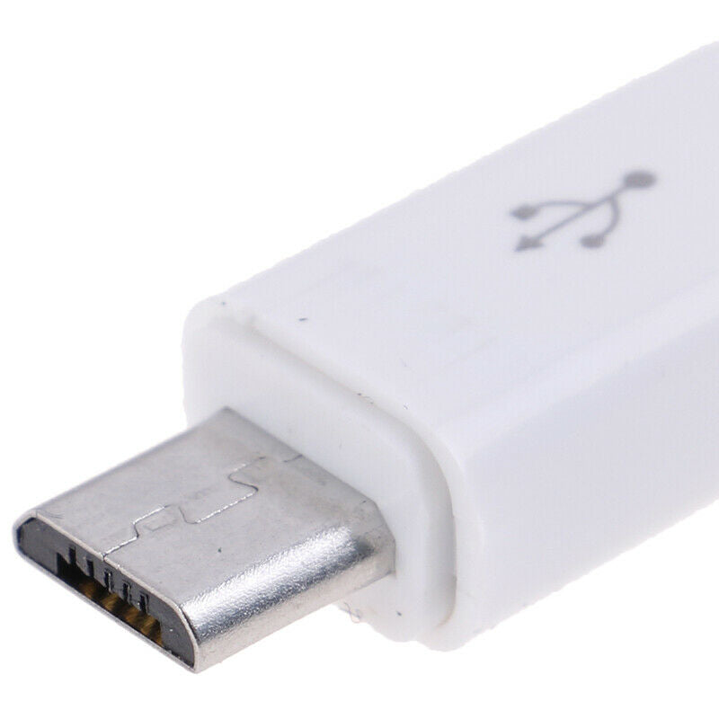 10pcs Micro USB 5PIN USB Tail Charging Socket 4 in 1 White Bla- OZ