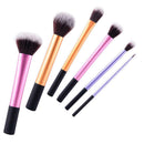 6 Pieces Professional Eyeliner Eyeshadow Powder Brushes Make Up Kit Makeup Blend