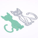 Cat Cutting Dies Stencil DIY Scrapbooking Photo Album Embossing Paper Card Decor