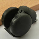 50mm Office Chair Roller Castor Wheels - Set of 5 - Black