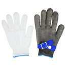 Safety Cut Proof Stab Resistant Stainless Steel Steel wire Butcher blue Glo