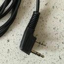 2 Pin Orifice K Head Male to Female Extend Cord Earphones Cable Walkie Talkie fd