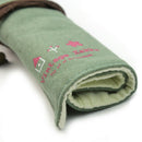 Light Green Wrap Roll Up Canvas Pen Pencil Case Makeup Bag Storage Pouch  XUV