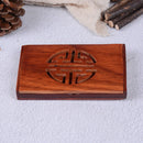 Wooden Name Card Business Card Holder Handmade Box Storage id credit case 3C