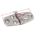 Durable 316 Stainless Steel Casting Strap Hinge Door Hinge for Boat Yacht RV