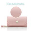 Travel Jewelry Organizer,Portable Leather Jewelry Roll for Travel,Mini Size G3H4