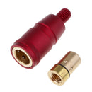 Fishing Landing Net Connector Head Screw Net Rod Quick Release Adapter Red