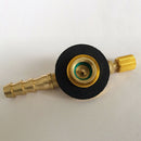 Stove Burner Furnace Connector Head Gas Tank Adapter Valve for Outdoor/Camping