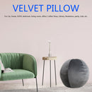 Velvet Round Cushion Soft Ball Pillow for Sofa Room Salon Floor Car Home