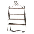 Stud Earrings Display Rack Jewelry Holder Stand Bracelet Organizer Showcase
