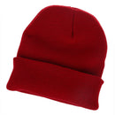 Winter Beanie Knit Ski Cap Hat Warm (wine Red) S1O7