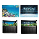 2 Pieces Decorative Aquarium Background Poster Fish Tank Backdrop Vivid