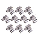 Fit for RG8 RG213 Cable UHF PL-259 Male Plug Crimp Converter Connectors 10x/Set