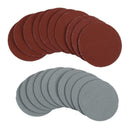 100Pcs 2'' 50mm Mixed Sander Sanding Discs 80-3000 Grit Pads Hook Loop Sandpaper