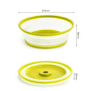 Two-way Foldable Microwave Sieve Collapsible Silicone Colander A6X5