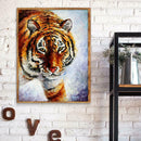 5D DIY Full Drill Diamond Painting Cross Stitch Embroidery Kit (Tiger08)