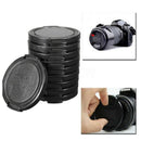 Univeral 10pcs 49mm Center Pinch Front Lens Cap For  Nikon DSLR Camera