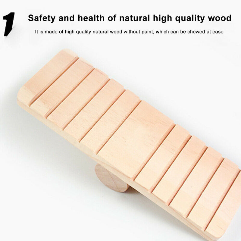 Hamster Seesaw Wooded Toys Pet Supplies Climbing Play House Mouse Chinchillas