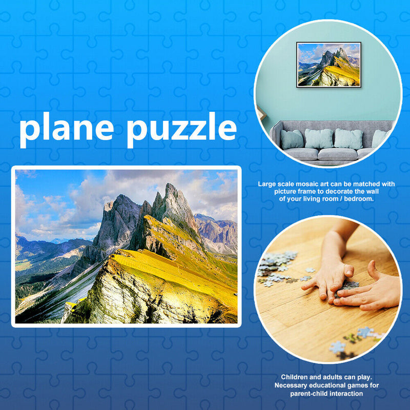 1000pcs/set Paper Puzzle Toys Enlightenment Jigsaw Picture for Kids Leisure