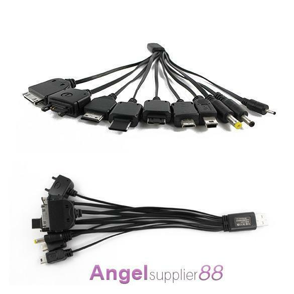 Portable USB 10 in 1 Charge Cable Multi Charger Cable C