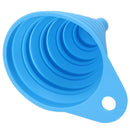 Portable Retractable Funnels Home Kitchen Funnel Convenient Storage Blue H4S6