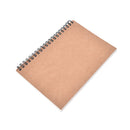 Reeves Spiral Bound Coil Sketch Book Blank Notebook Kraft Sketching Paper BDLJ