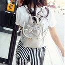 Women's 2 in 1 Clear Fashion Backpack Transparent Travel Beach Shoulder Han M6N2