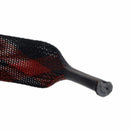 Fishing Rod Cover Rod Braided Strap Reel Cover Glove Protector (Black red)