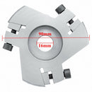 1X(Woodworking Turbo Plane Wood Carving Blade For 100Mm 115Mm Disc 4 1/2" A