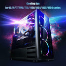 DC 12V 12cm PC Silent CPU Cooling Fan Radiator for i3/i5/i7/AMD 775/1150/1151
