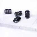 4x New Universal Wheel Tyre Valve Stems Air Dust Cover Screw Caps Car Truck Bike