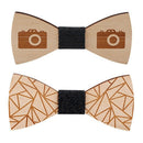 Fashion Creative Handcrafted Wooden Bow Tie Handmade For Women Men Wooden B