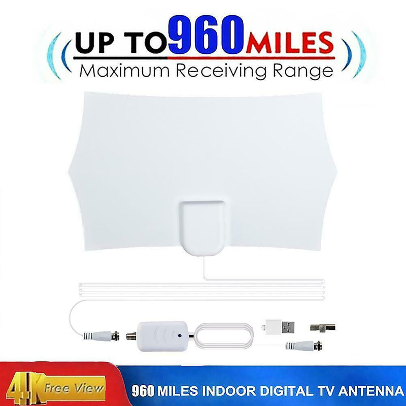 JT0176 960 Miles 4K HDTV 1080P Indoor Digital Antenna Signal Receiver Amplifier