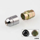 M12X1.5 Wheel Lock Lug Nut Chrome Locking Nuts 4 Pcs 1 Set H1A9