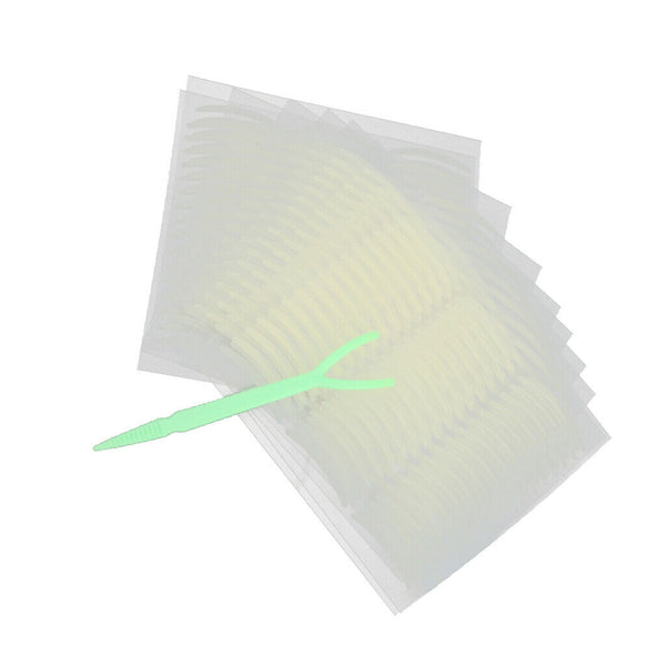 240 Pairs Self-Adhesive Double Eyelid Tape Makeup Eye Stickers w/ Fork Beauty