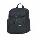Multifunction Diaper Bags Zipper Baby Care Large Capacity Backpack (Black)