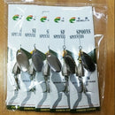 Hengjia 5Pcs 6.5Cm 8.5G Spinner Spoon Bait Fishing Lure Hard Fishing Spoon