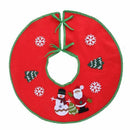 18 inch Red Christmas Tree Skirt Xmas Tree Skirt Base Cover Decorations