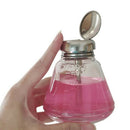 180ml Glass Push Down Press Pump Bottle Liquid Alcohol Bottle Dispenser Vial