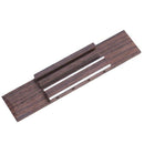 Ukulele Rosewood Bridge,Rosewood Saddle Thru Guitar Bridge 4 String Rosewoo