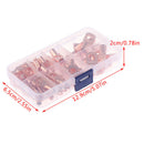 60Pcs Car Auto Copper Ring Terminal Wire Crimp Connector Bare Cable TerminaS Hn