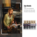 10pcs/lot Saxophone Reeds with Transparent Case for Tenor Sax Parts Accessories
