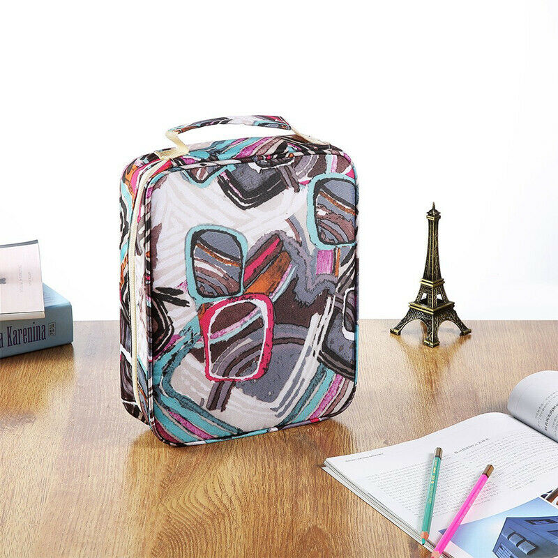 150 Slots Colored Pencils Universal Pencil Bag Pen Case School Stationery P G8F7